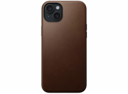 Nomad Modern Leather Case iPhone 15 Plus Brown