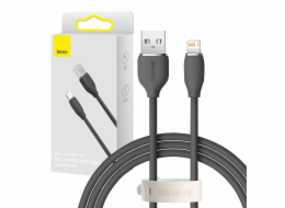 Baseus Jelly kabel USB na Lightning, 2,4A, 1,2 m (černý)