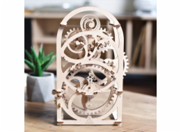 Ugears 3D dřevěné mechanické puzzle Hodinový strojek