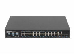 Switch 24x1GB POE+ 2XGB 2xsfp Rack 19    Gigabit Ethernet 360W