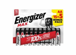 Energizer MAX - Tužka AA/15+5 zdarma