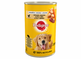 Pedigree s kuřecím masem a mrkví v želé 400g