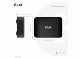 Club3D cestovní nabíječka 240W GaN technologie, 4xUSB-C, PPS + PD 3.1 Support