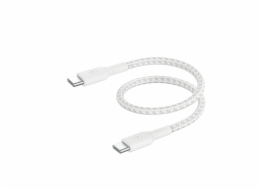 Belkin BOOST CHARGE braided Cab. USB-C/USB-C 15cm wh.CAB004BT0MWM