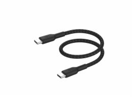 Belkin BOOST CHARGE braided Cab. USB-C/USB-C 15cm sw.CAB004BT0MBK