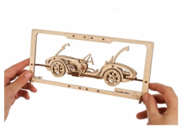 Ugears 2,5D dřevěné mechanické puzzle Roadster MK3