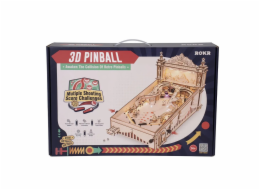 RoboTime 3D Dřevěné puzzle Hrací automat - Pinball Machine