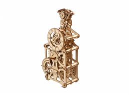 Ugears 3D dřevěné mechanické puzzle Hodiny motoru