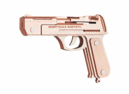 Woodcraft Dřevěné 3D puzzle Pistole Desert Eagle