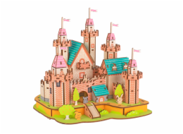 Woodcraft Dřevěné 3D puzzle Hrad v ráji