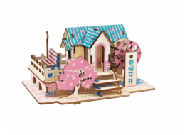 Woodcraft Dřevěné 3D puzzle Jarní dům