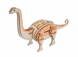 Woodcraft Dřevěné 3D puzzle Brontosaurus