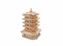 Woodcraft Dřevěné 3D puzzle Yellow Crane Tower