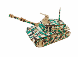 Woodcraft Dřevěné 3D puzzle Velký tank