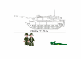 Sluban Model Bricks M38-B0839 Německý bitevní tank Leopard 2A5