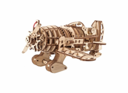 Ugears 3D dřevěné mechanické puzzle Letadlo Mad Hornet