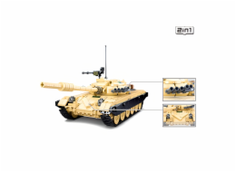 Sluban Model Bricks M38-B1011 Bitevní tank T-72B3 2v1