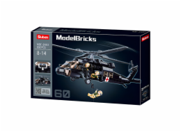 Sluban Model Bricks M38-B1012 Zdravotnický vrtulník UH-60 Black Hawk