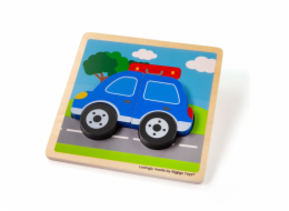 Bigjigs Toys Vkládací puzzle Auto