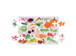 Bigjigs Toys Podlahové puzzle Zelenina