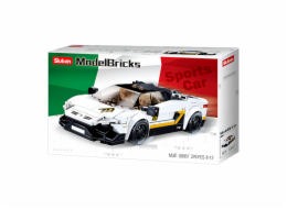 Sluban Model Bricks M38-B0957 Bílý italský sporťák