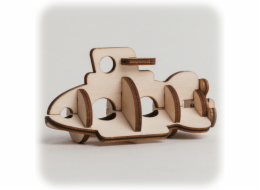 CuteWood Dřevěné 3D puzzle Ponorka