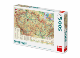 Dino Puzzle Mapa České republiky 500 dílků