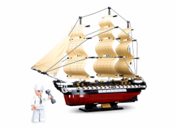 Sluban Model Bricks M38-B0836 Fregata USS Constitution plachetní válečná loď