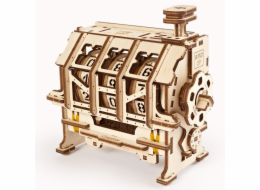 Ugears 3D dřevěné mechanické puzzle STEM klikací počítadlo