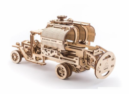 Ugears 3D dřevěné mechanické puzzle UGM-11 Náklaďák s cisternou