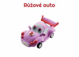 Paulinda modelovací hmota Racing Time auto růžové