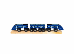 Bigjigs Rail Rychlík High Speed 1 modrý