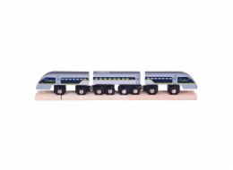 Bigjigs Rail Rychlík Eurostar E320 + 3 koleje