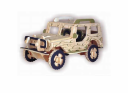 Woodcraft Dřevěné 3D puzzle Jeep