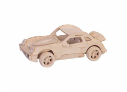 Woodcraft Dřevěné 3D puzzle Porsche velké