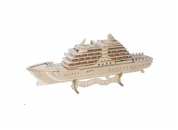 Woodcraft Dřevěné 3D puzzle Luxusní jachta