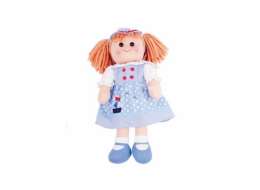 Bigjigs Toys Látková panenka Louise 38 cm