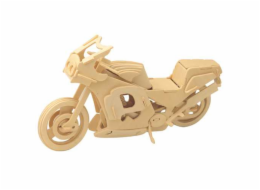 Woodcraft Dřevěné 3D puzzle Motorka závodní