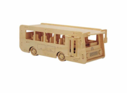 Woodcraft Dřevěné 3D puzzle Autobus