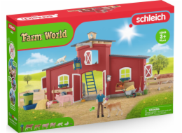 Schleich Farm World Velká farma se zvířaty a doplňky, budova na hraní