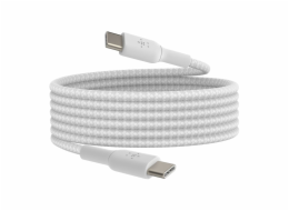 Belkin BOOST CHARGE braided Cab. USB-C/USB-C 2m whiteCAB004bt2MWH