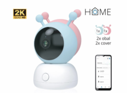 iGET HOME Camera CS2 Baby - WiFi 2K IP kamera a chůvička, noční vidění, audio, 2x obal, teplota