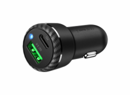 Mcdodo CC-5970 car charger, USB + USB-C 38W (black)