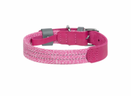 Classic Dog collar with QR code Waudog size L pink