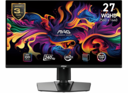 MSI MAG/271QPX E2/26,5"/QD-OLED/QHD/240Hz/0,03ms/Black/2R