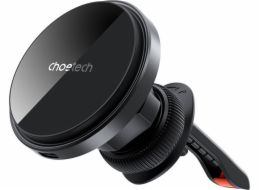 Magnetic car holder witch charger Choetech T204-F, 15W (black)