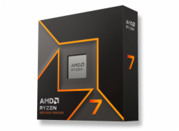 CPU AMD RYZEN 7 9700X, 8-core, 3.8GHz, 40MB cache, 65W, AMD Radeon Graphics, socket AM5, BOX, bez chladiče