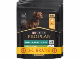 PURINA Healthy Start Small & Mini Puppy Chicken - suché krmivo pro psy - 700 g + 700 g