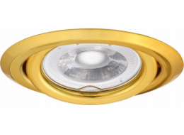 Kanlux Argus II vestavná lampa, 10W, GU10, zlatá