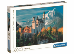 Clementoni - Puzzle 500 Hrad Neuschwanstein